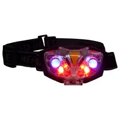 Aquantic Headlamp UV - Red - White -Hunters Headwear Winkel aquantic headlamp uv red white 2