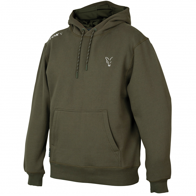 Fox Carp Men's Collection Hoodie (green/silver) 3 Fox Carp Men's Collection Hoodie (green/silver)