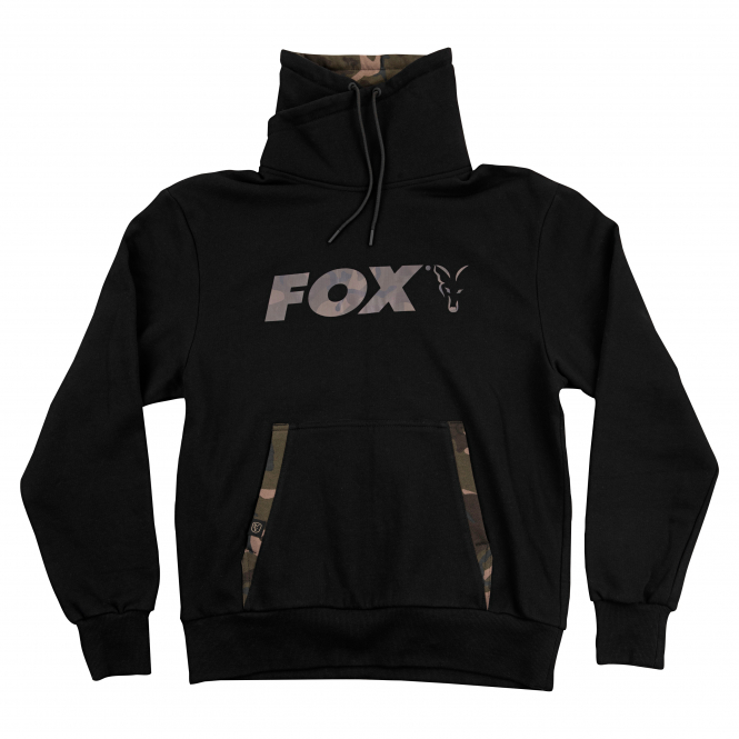 Fox Carp Men's High Neck (black/camo) 3 Fox Carp Men's High Neck (black/camo)