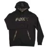 Fox Carp Men's Hoodie LW Print Pullover (black/camo) -Hunters Headwear Winkel fox carp mens hoodie lw print pullover blackcamo