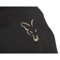 Fox Carp Men's LW Zip Hoodie (black/camo) -Hunters Headwear Winkel fox carp mens lw zip hoodie blackcamo 4