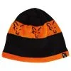 Fox Carp Unisex Beanie (black/orange) -Hunters Headwear Winkel fox carp unisex beanie blackorange