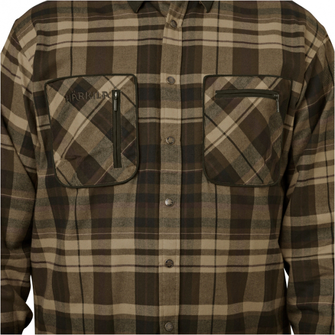 Härkila Men's Hunting Shirt Pajala (beige Brown) 5 Härkila Men's Hunting Shirt Pajala (beige Brown) - Afbeelding 3