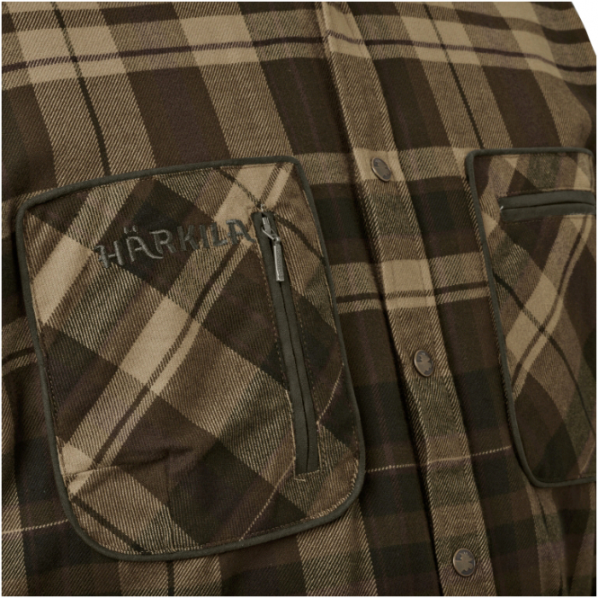 Härkila Men's Hunting Shirt Pajala (beige Brown) 6 Härkila Men's Hunting Shirt Pajala (beige Brown) - Afbeelding 4