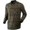 Härkila Men's Hunting Shirt Pajala (willow Green/checkered) -Hunters Headwear Winkel haerkila mens hunting shirt pajala willow greencheckered