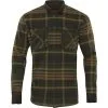 Härkila Men's Longsleeve Shirt Pajala (green/brown) -Hunters Headwear Winkel haerkila mens longsleeve shirt pajala greenbrown