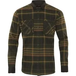 Härkila Men's Longsleeve Shirt Pajala (green/brown)