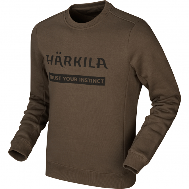 Härkila Men's Sweatshirt Logo (slate Brown) 3 Härkila Men's Sweatshirt Logo (slate Brown)
