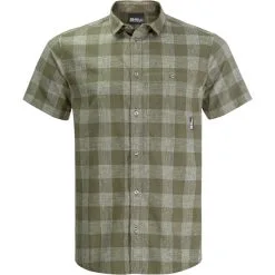 Jack Wolfskin Men's Shirt Highlands (greenwood Checks)