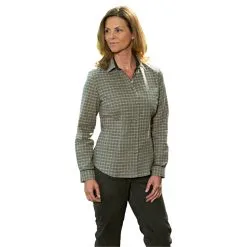 Luko Women's Blouse Checkered -Hunters Headwear Winkel luko womens blouse checkered 2