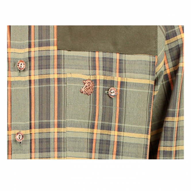 OS-Trachten OS Trachten Men's Hunting Shirt Wild Sow Embroidery 5 OS-Trachten OS Trachten Men's Hunting Shirt Wild Sow Embroidery - Afbeelding 3