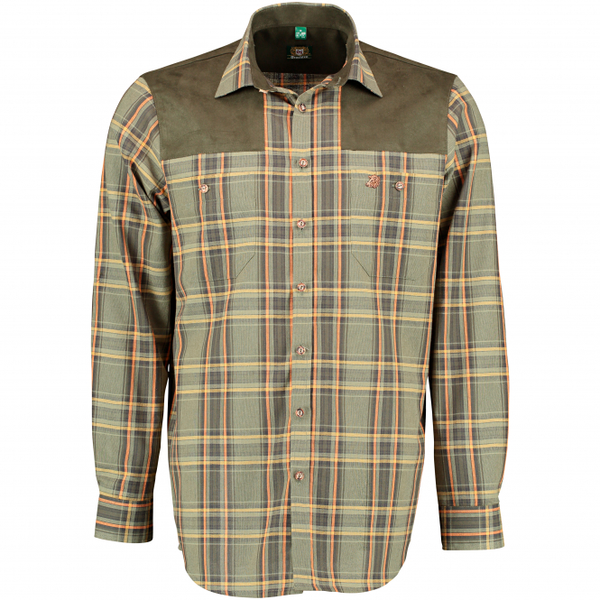 OS-Trachten OS Trachten Men's Hunting Shirt Wild Sow Embroidery 3 OS-Trachten OS Trachten Men's Hunting Shirt Wild Sow Embroidery