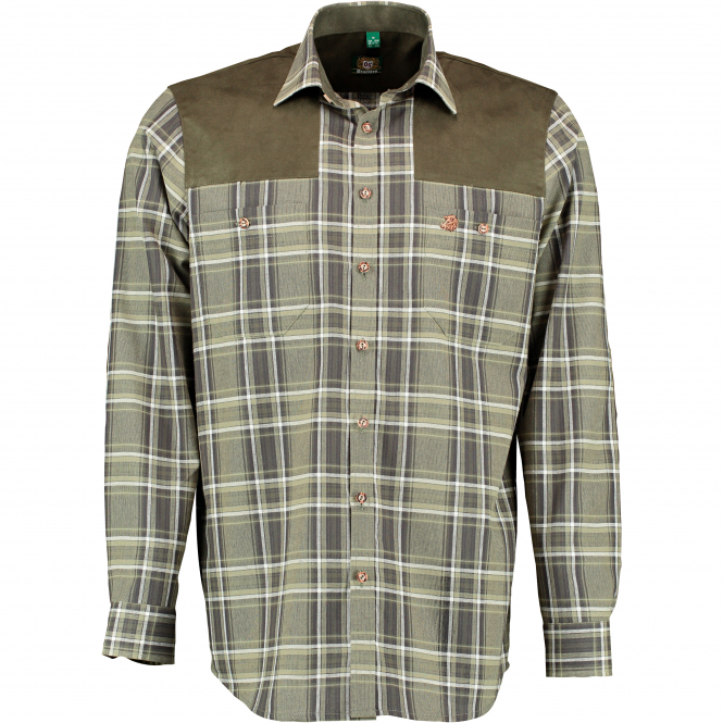 OS-Trachten OS Trachten Men's Long Sleeve Shirt Wild Boar 3 OS-Trachten OS Trachten Men's Long Sleeve Shirt Wild Boar