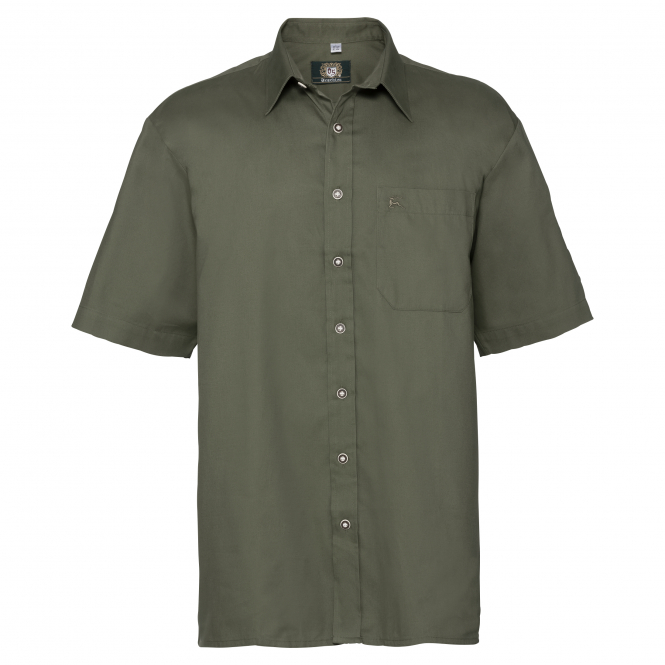 OS-Trachten OS Trachten Men's Shortsleeve Shirt Jumping Deer 3 OS-Trachten OS Trachten Men's Shortsleeve Shirt Jumping Deer