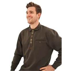 OS-Trachten OS Trachten Men's Traditional Costume And Hunting Sweatshirt -Hunters Headwear Winkel os trachten mens traditional costume and hunting sweatshirt 1673852703