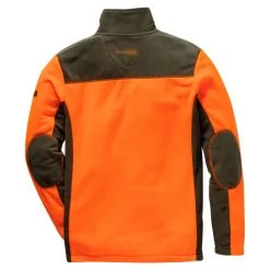 Percussion Men's Fleece Sweater (khaki/orange) 6 Percussion Men's Fleece Sweater (khaki/orange) -Hunters Headwear Winkel percussion mens fleece sweater khakiorange 1