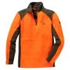 Percussion Men's Fleece Sweater (khaki/orange) -Hunters Headwear Winkel percussion mens fleece sweater khakiorange