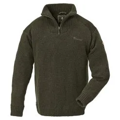 Pinewood Men's Knitted Pullover Hurricane (green) Sz. XXXL