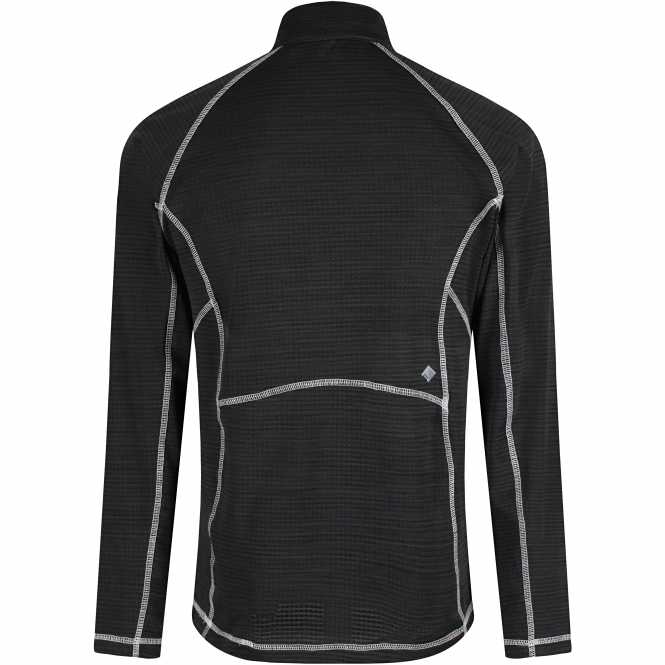 Regatta Men's Yonder Fleece Top (black) 4 Regatta Men's Yonder Fleece Top (black) - Afbeelding 2