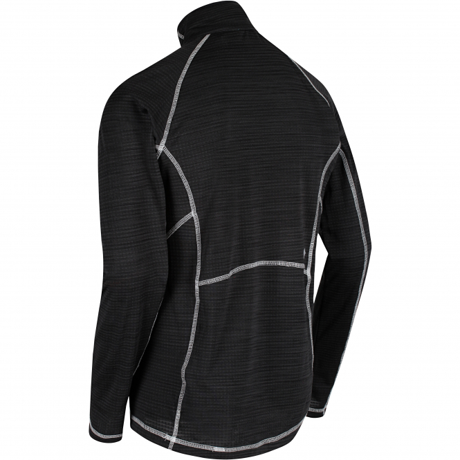 Regatta Men's Yonder Fleece Top (black) 6 Regatta Men's Yonder Fleece Top (black) - Afbeelding 4