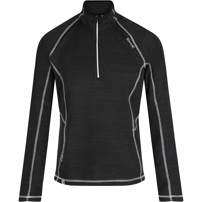 Regatta Men's Yonder Fleece Top (black) 3 Regatta Men's Yonder Fleece Top (black)