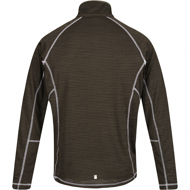 Regatta Men's Yonder Fleece Top (dark Khaki) 4 Regatta Men's Yonder Fleece Top (dark Khaki) - Afbeelding 2