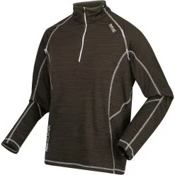 Regatta Men's Yonder Fleece Top (dark Khaki) 8 Regatta Men's Yonder Fleece Top (dark Khaki) -Hunters Headwear Winkel regatta mens yonder fleece top dark khaki 2