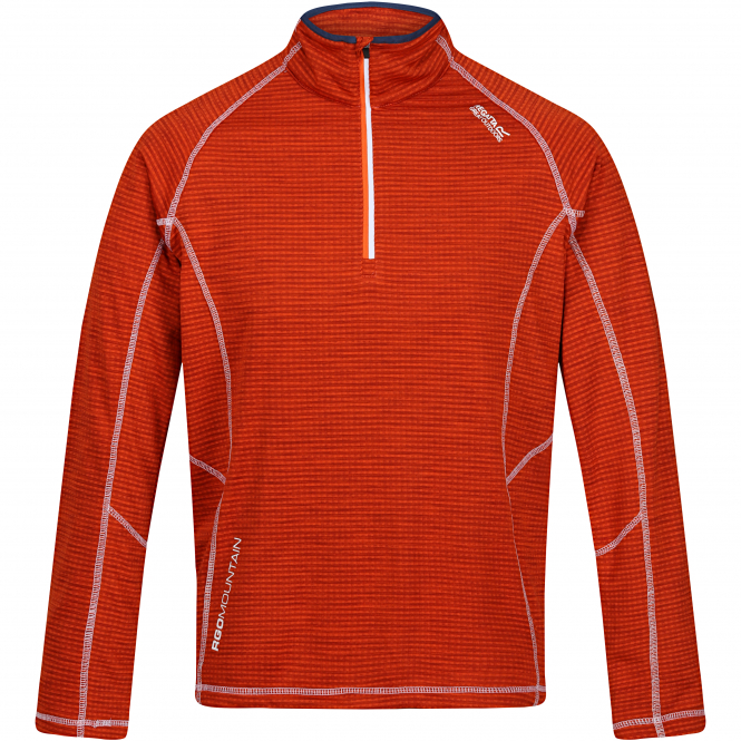 Regatta Men's Yonder Fleece Top (rusty Orange) 3 Regatta Men's Yonder Fleece Top (rusty Orange)