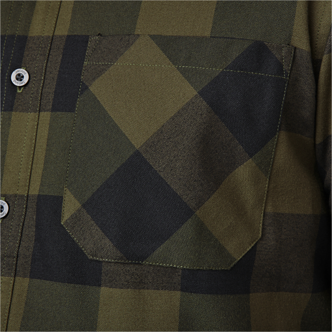 Seeland Men's Toronto Long-sleeved Shirt (green Check) 8 Seeland Men's Toronto Long-sleeved Shirt (green Check) - Afbeelding 6