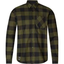 Seeland Men's Toronto Long-sleeved Shirt (green Check)