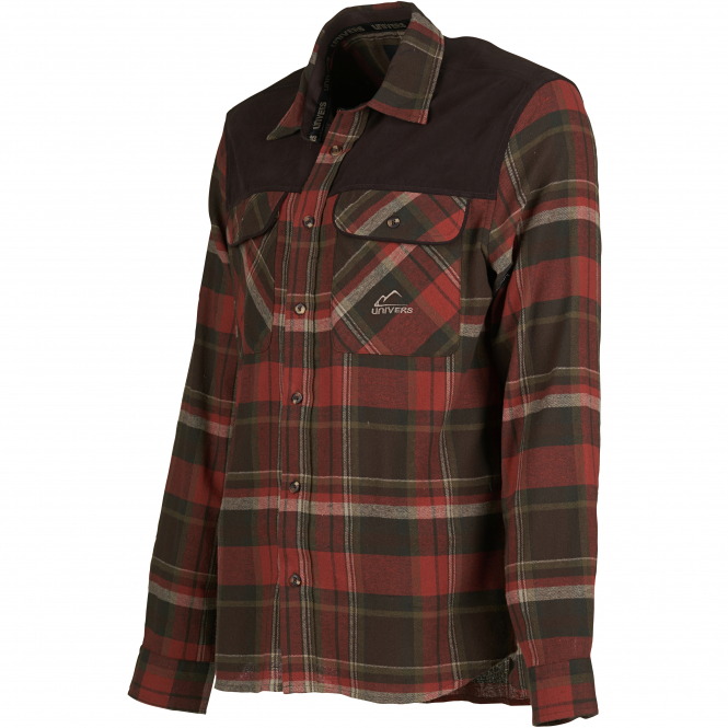 Univers Men's Flannel Shirt With Trim 5 Univers Men's Flannel Shirt With Trim - Afbeelding 3