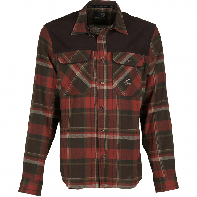 Univers Men's Flannel Shirt With Trim 3 Univers Men's Flannel Shirt With Trim